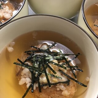 炊き込みご飯のだし茶漬け